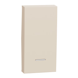 Клавіша для вимикача, 1 модуль, бежевий, New Unica - зображення 1