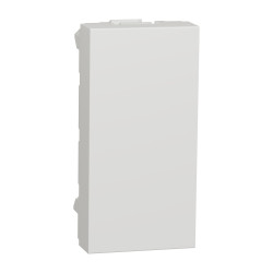 Заглушка 1 модуль білий - зображення 1