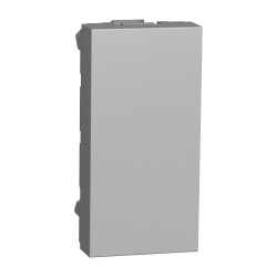 Заглушка 1 модуль алюміній - зображення 1