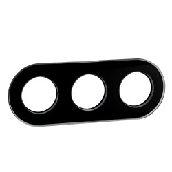 РАМКА 3-Х ПОСТ. ЧОРН. СКЛО - зображення 1