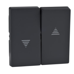 SM КЛАВІША ДЛЯ ВИМ. РОЛЬСТАВНІВ,АНТРАЦИТ - зображення 1