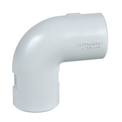 Коліно труби d25мм, MUREVA, RAL 7035 - зображення 1