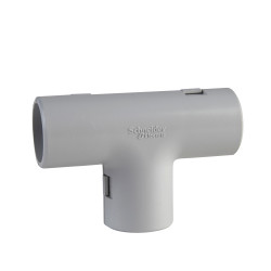 Тройник D25 mm сірого кольору RAL 7035 Mureva - зображення 1