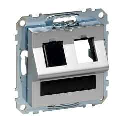 SM Ц.ПЛ.Д-МОД.RJ45.2-П.,П.Д-НАП.,ШТ.АЛЮМ - зображення 1