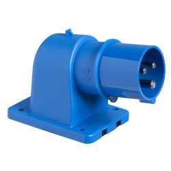 ВИЛКА ЩИТ. 32А 2P+E 250В IP44 - зображення 1