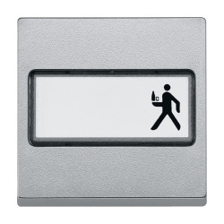 SM КЛАВІША,З ПОЛЕМ Д-НАПИСУ, АЛЮМІНІЙ - зображення 1