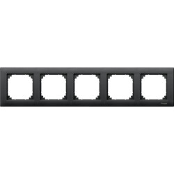 M-PLAN РАМКА, 5-ПОСТІВ АНТРАЦИТ - зображення 1