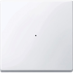 КЛАВІША ДЛЯ 1-КНОПКОВОГО ВИМИКАЧА, АКТИВНА БІЛА, ГЛЯНЦЕВА, SYSTEM M - зображення 1