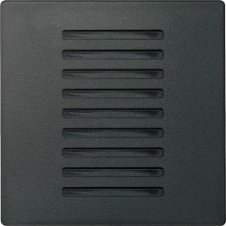 KNX ТЕРМОСТАТ БЕЗ ОРГАНІВ КЕРУВАННЯ, КІМНАТНИЙ, АНТРАЦИТ, SYSTEM M - зображення 1