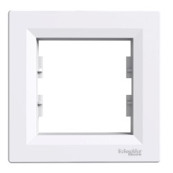 Рамка 1-постова, білий, Asfora - зображення 1