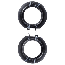 РАМКА КОМБ. БОК. ЧОРН. МАРМ. - зображення 1