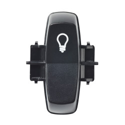 КЛАВІШ. З СИМВОЛОМ ЛАМПА ЧОРНИЙ - зображення 1