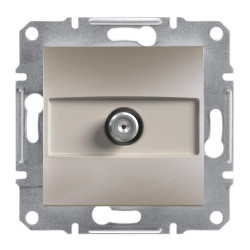 SAT РОЗЕТКА КІНЦЕВА ASFORA БРОНЗА - зображення 1