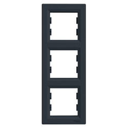 РАМКА ТРИМІСНА, ВЕРТИКАЛЬНА, ASFORA АНТРАЦИТ - зображення 1