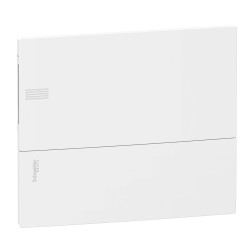 ЩИТ ВРІЗНИЙ Resi9 MP  БІЛІ ДВЕРІ 2 ШИНИ 1 РЯД 12 МОДУЛІВ - зображення 1