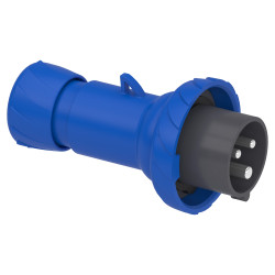 Кабельна вилка PratiKa, пряма, 16 A, 2P + E, 200-250 В AC, IP67 - зображення 1