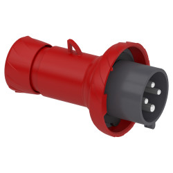 Кабельна вилка PratiKa, пряма, 32 A, 3P + E, 380-415 В AC, IP67 - зображення 1