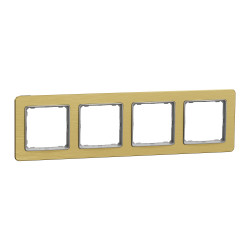 Рамка 4-постова  Матове золото Sedna Elements - зображення 1