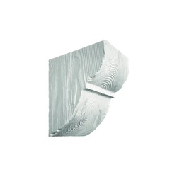 Консоль балки поліуретанової DecoWood (Рустик EQ 015 classic біла 19x17), ELITE DECOR - зображення 1