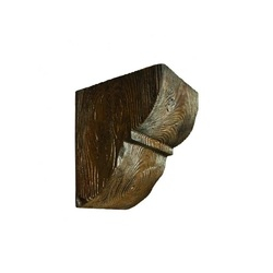 Консоль балки поліуретанової DecoWood (Рустик EQ 015 classic темна 19x17), ELITE DECOR - зображення 1