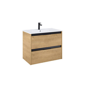 Шафка з умивальником Reef 800 Light Oak A857955464+A3272A4000 Roca