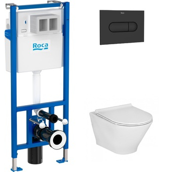 Комплект Инсталляция Duplo Nova WC с клавишей Duplo Nova Chrome +