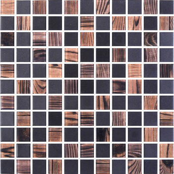 Мозаїка GMP 0825050 С2 Print 46-Black MATT 300×300x8 Котто Кераміка - зображення 1