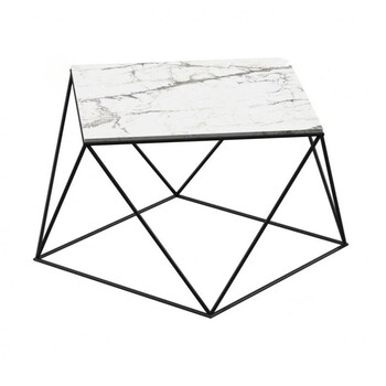 Стіл журнальний Локка Erdek Blanco 60х60х45 Аква Родос - зображення 1