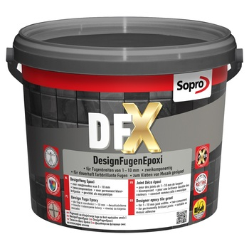 Епоксидна фуга Sopro DFX 1210 антрацит №66 (3 кг) - зображення 1