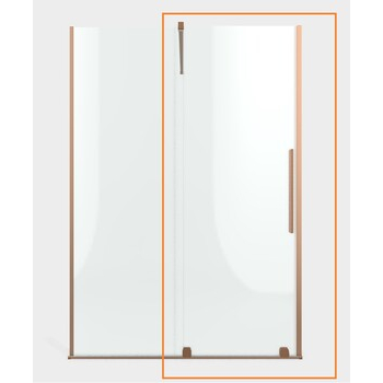 Душові двері Furo Brushed Copper DWJ 130 L RADAWAY - зображення 1