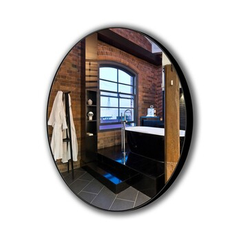 Дзеркало Inox R Black 1000x1000 LED Juergen Mirror - зображення 1