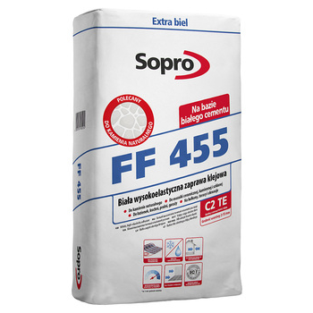 Клей для плитки Sopro FF 455 белый (25 кг) - зображення 1