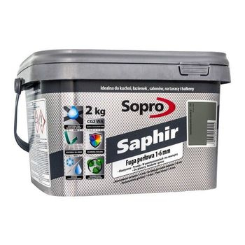 Затирка для швів Sopro Saphir 9504 бетонно-сіра №14 (2 кг) - зображення 1