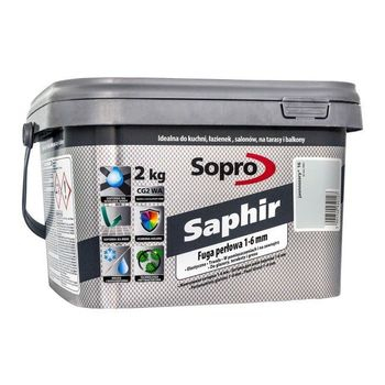 Затирка для швов Sopro Saphir 9501 светло-серая №16 (2 кг) - зображення 1