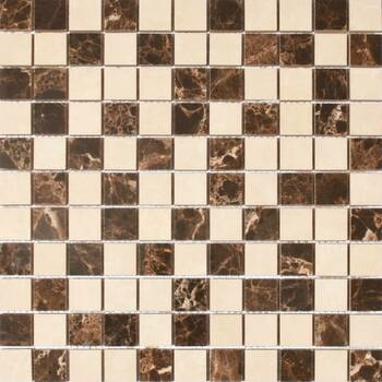 Мозаика СМ 3022 С2 Brown-White 300×300x9 Котто Керамика - зображення 1
