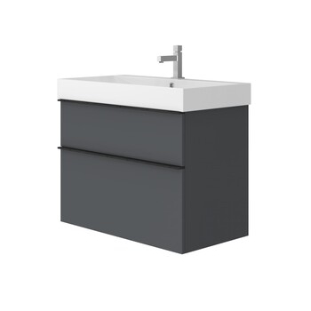 Шафка з умивальником Manhattan Mh-85 сірий Juventa - зображення 1