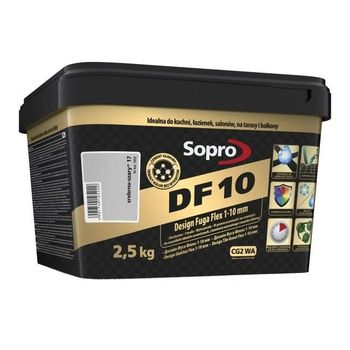Затирка для швов Sopro DF 10 1052 серебристо-серая №17 (2,5 кг) - зображення 1