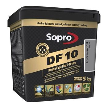 Затирка для швов Sopro DF 10 1054 бетонно-серая №14 (5 кг) - зображення 1