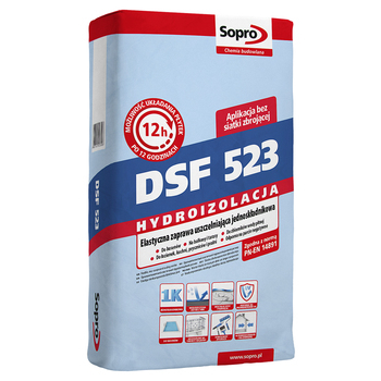 Гидроизоляционная смесь Sopro DSF 523 (20 кг) - зображення 1