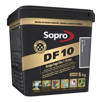 Затирка для швів Sopro DF 10 1060 антрацит №66 (5 кг) - зображення 1