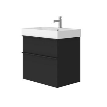 Шафка з умивальником Manhattan Mh-60 чорний Juventa - зображення 1