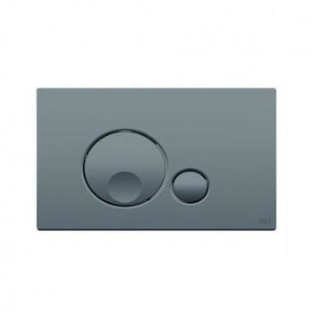 Кнопка зливу GLOBE Grey Soft-touch (152953), OLI - зображення 1