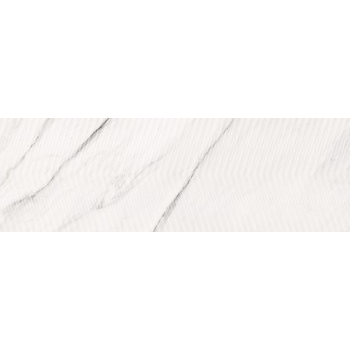 Плитка стінова Carrara Chic White Chevron Structure Glossy 290×890x11 Opoczno - зображення 1