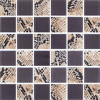 Мозаїка GMP 0848038 С2 Print 38-Ral 7039 300×300x8 Котто Кераміка - зображення 1
