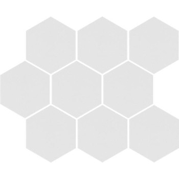 Мозаика Heksagon Cambia White LAP 275x334x8 Cerrad - зображення 1