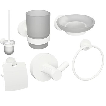 Набір аксесуарів 6 в 1 White 204604 Bemeta - зображення 1