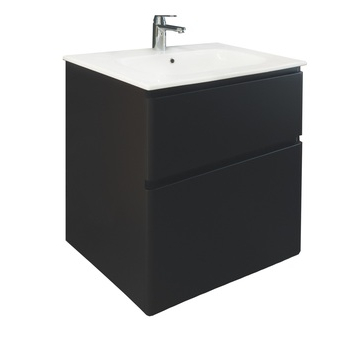 Шафка з умивальником Emily Em-60 чорний Air-Line - зображення 1