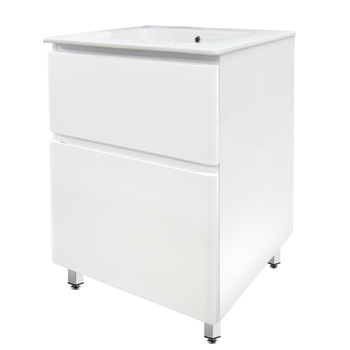 Шафка з умивальником Emily Em-80 білий Air-Line - зображення 1