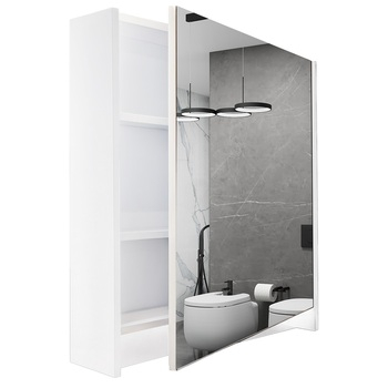 Шафка-дзеркало Emily EmMC-70 білий Air-Line - зображення 1