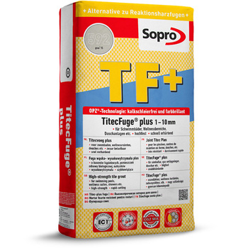 Затирка для швов Sopro TF+ 592 серая №15 (15 кг) - зображення 1